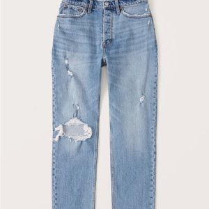 Curve love high rise dad jeans